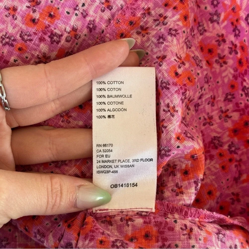 FREE PEOPLE I Found You Printed Floral Top